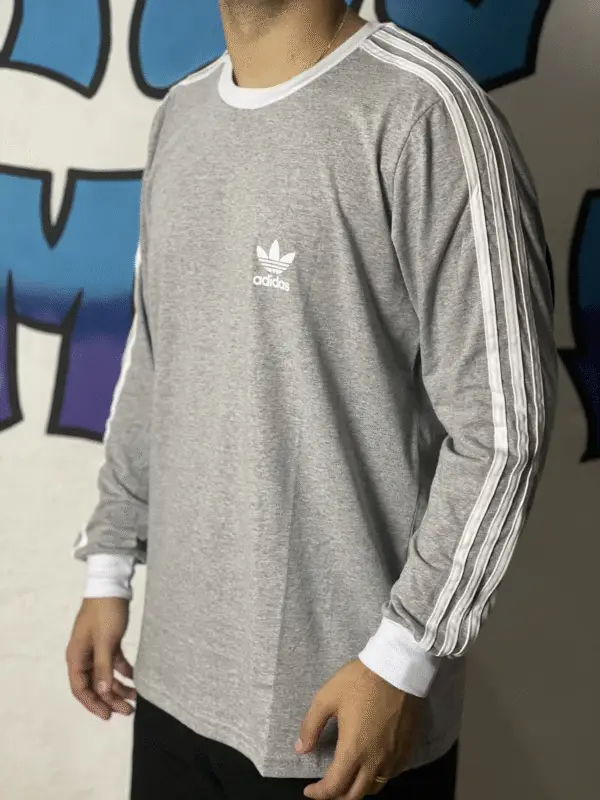 Camiseta Manga Longa Addidas - Imagem 4