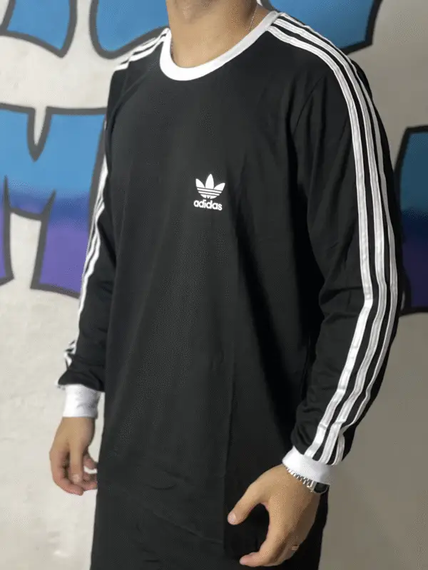 Camiseta Manga Longa Addidas - Imagem 3