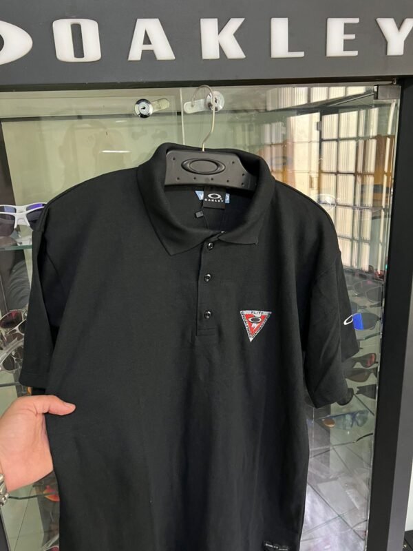 Polo Elite Masculina Preta - 100% Algodão - Imagem 2