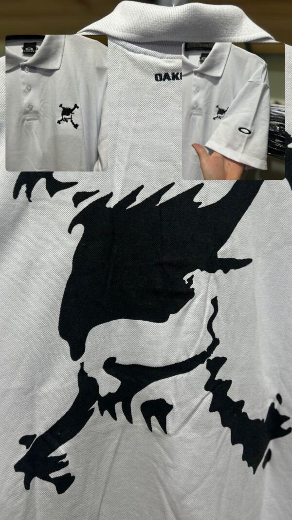 Polo Skull Masculina Branca