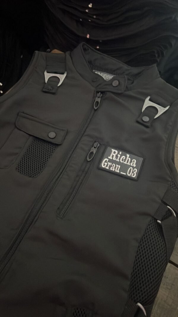 Colete Ap Vest - Modelo Padrão + 1 Broche + 1 Velcro Personalizado - Imagem 11