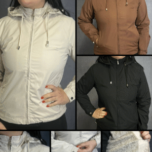 Jaqueta Feminina Peluciada – Capuz Removível