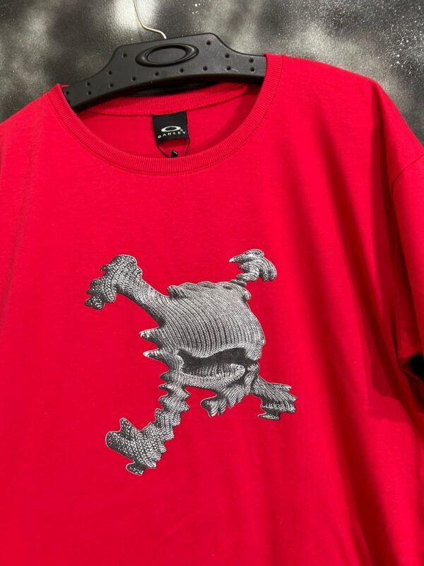 Camiseta Skull 3D Vermelha